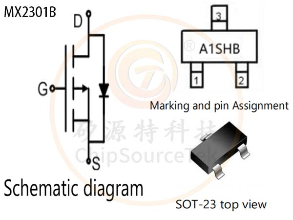 ƶChipSourceTek-MX2301BPǿMosfetϸӦ